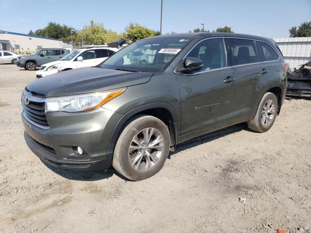 TOYOTA HIGHLANDER 2015 with VIN 5TDBKRFH2FS185453 - Photo from auction