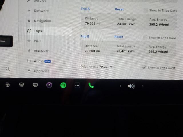 Photo 9 from auction – 2022 TESLA MODEL Y with VIN 7SAYGAEE6NF323926