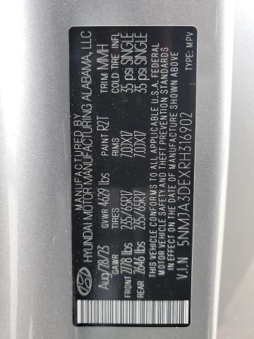 Photo 14 from auction – 2024 HYUNDAI TUCSON with VIN 5NMJA3DEXRH316902