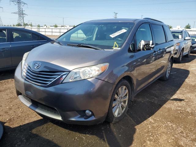 TOYOTA SIENNA XLE 2017 with VIN 5TDDZ3DC5HS149543 - Photo from auction