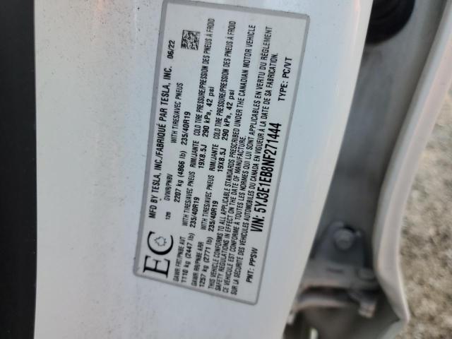 Photo 14 from auction – 2022 TESLA MODEL 3 with VIN 5YJ3E1EB8NF271444