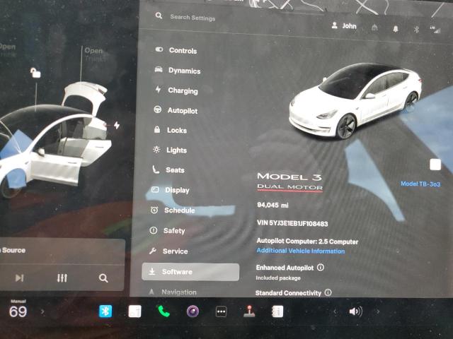 Photo 9 from auction – 2018 TESLA MODEL 3 with VIN 5YJ3E1EB1JF108483