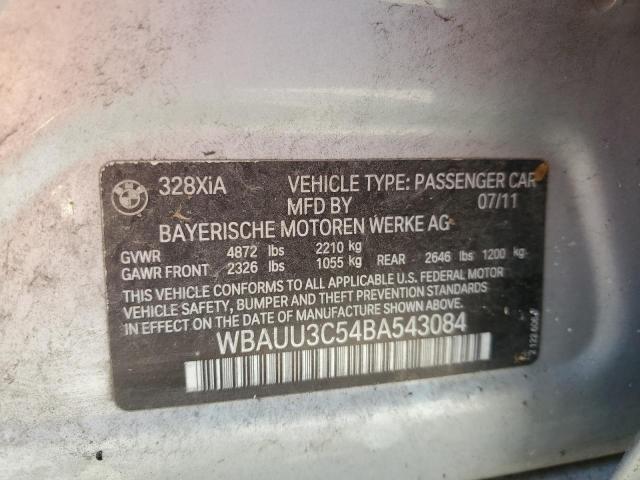 Photo 14 from auction – 2011 BMW 328 XI with VIN WBAUU3C54BA543084