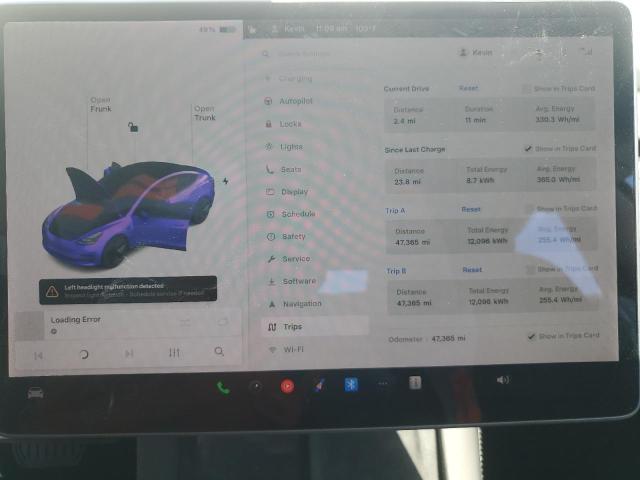 Photo 9 from auction – 2021 TESLA MODEL 3 with VIN 5YJ3E1EA6MF988981