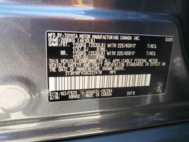 Photo 14 from auction – 2025 TOYOTA RAV4 LE with VIN 2T3H1RFV2SC322419