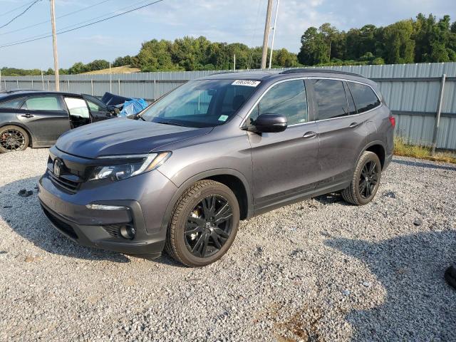 HONDA PILOT SE 2021 with VIN 5FNYF5H27MB010164 - Photo from auction