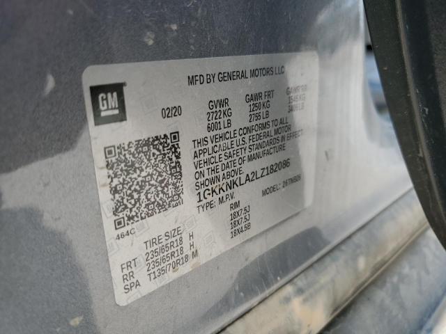 Photo 14 from auction – 2020 GMC ACADIA SLE with VIN 1GKKNKLA2LZ182086