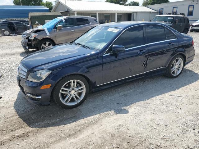 Photo 1 from auction – 2013 MERCEDES-BENZ C with VIN WDDGF4HB3DR296505
