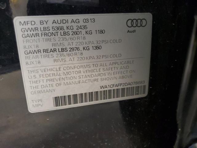 Photo 14 from auction – 2013 AUDI Q5 PREMIUM with VIN WA1CFAFP2DA078683