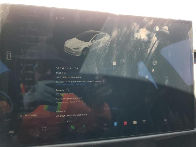 Photo 9 from auction – 2022 TESLA MODEL S with VIN 5YJSA1E57NF465156