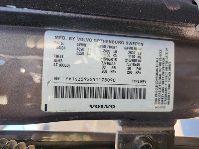 Photo 14 from auction – 2005 VOLVO XC70 with VIN YV1SZ592X51178090