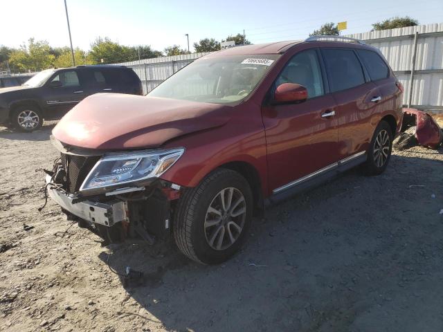 NISSAN PATHFINDER S 2015 with VIN 5N1AR2MN2FC633145 - Photo from auction