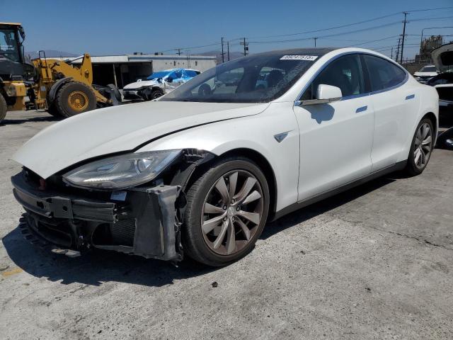 TESLA MODEL S 2014 with VIN 5YJSA1H11EFP65476 - Photo from auction