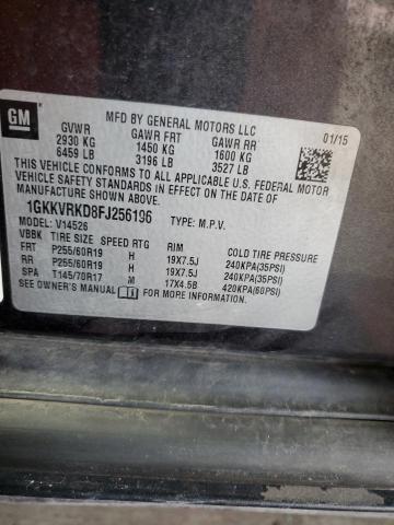 Photo 14 from auction – 2015 GMC ACADIA SLT-1 with VIN 1GKKVRKD8FJ256196