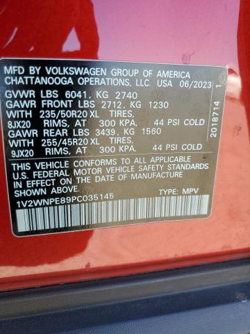 Photo 14 from auction – 2023 VOLKSWAGEN ID.4 PRO S with VIN 1V2WNPE89PC035145