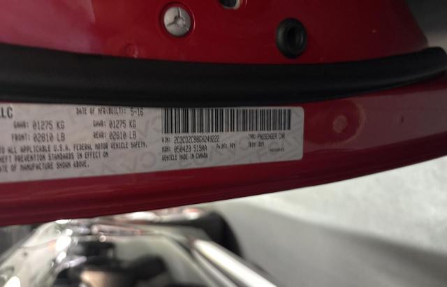 Photo 10 from auction – 2016 DODGE CHALLENGER with VIN 2C3CDZC98GH249222