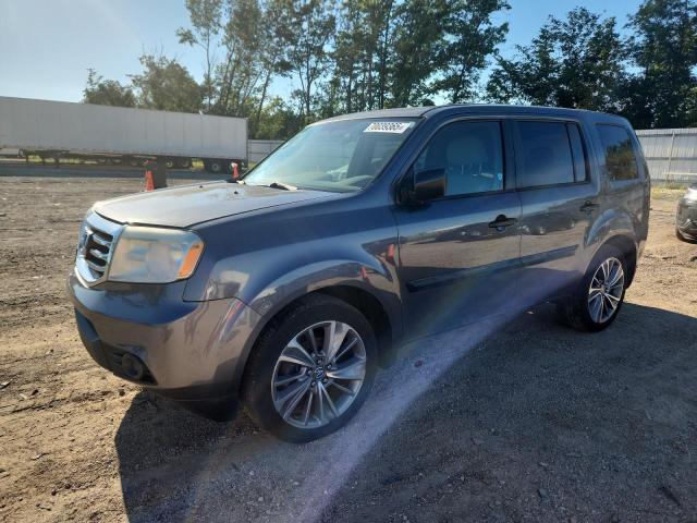 HONDA PILOT LX 2014 with VIN 5FNYF4H21EB050252 - Photo from auction