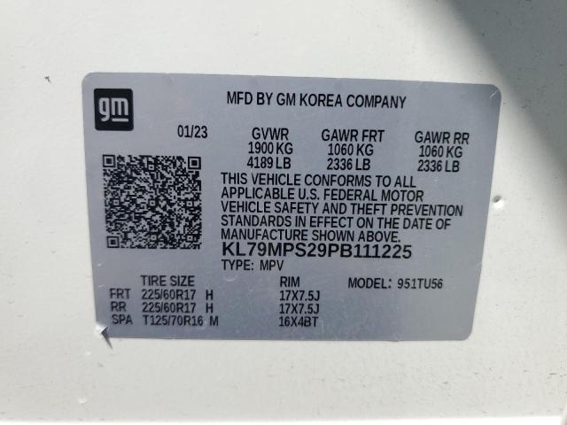 Photo 14 from auction – 2023 CHEVROLET TRAILBLAZE with VIN KL79MPS29PB111225