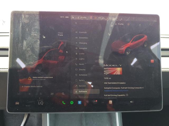 Photo 9 from auction – 2026 TESLA MODEL Y with VIN 7SAYGDEE3TF326653