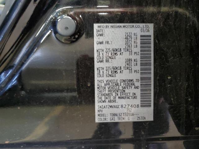 Photo 14 from auction – 2016 NISSAN ROGUE S with VIN 5N1AT2MVXGC827408