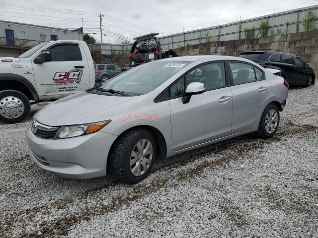 HONDA CIVIC LX 2012 with VIN 2HGFB2F58CH607333 - Photo from auction