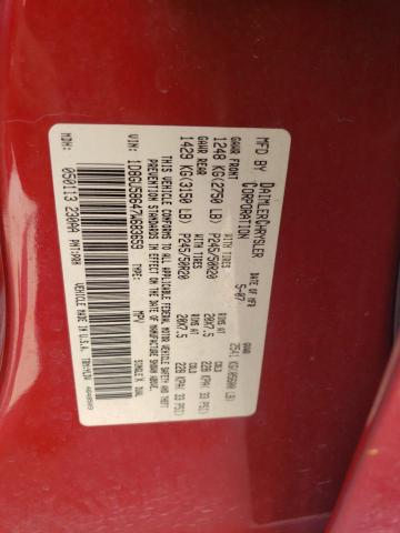Photo 14 from auction – 2007 DODGE NITRO R/T with VIN 1D8GU58647W683659