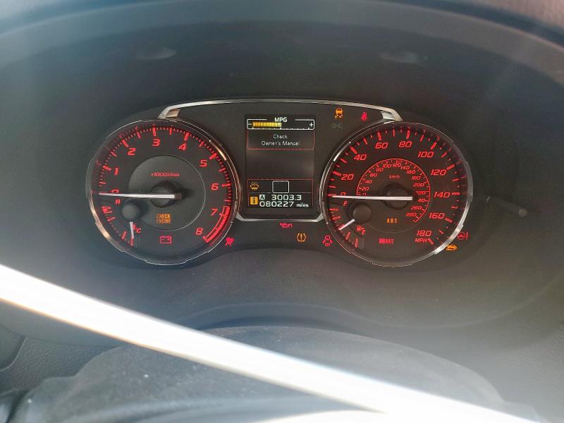Photo 9 from auction – 2017 SUBARU WRX with VIN JF1VA1B64H9810304