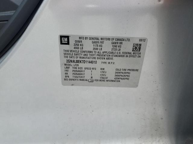 Photo 14 from auction – 2013 CHEVROLET EQUINOX LS with VIN 2GNALBEK7D1144910