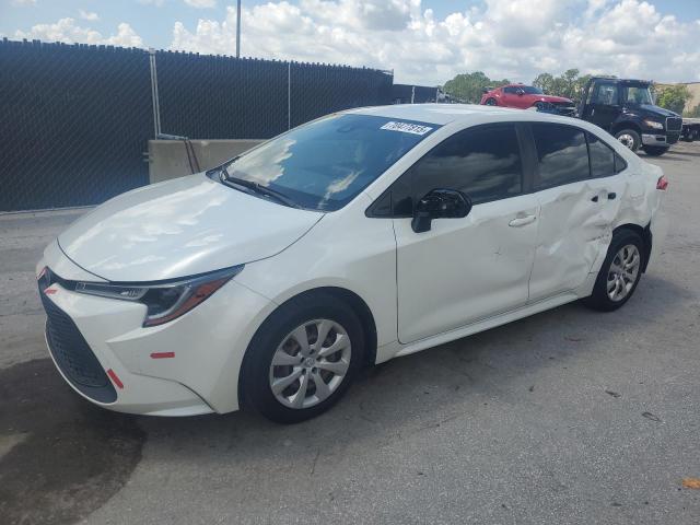 TOYOTA COROLLA LE 2021 with VIN JTDEPMAE1MJ140965 - Photo from auction