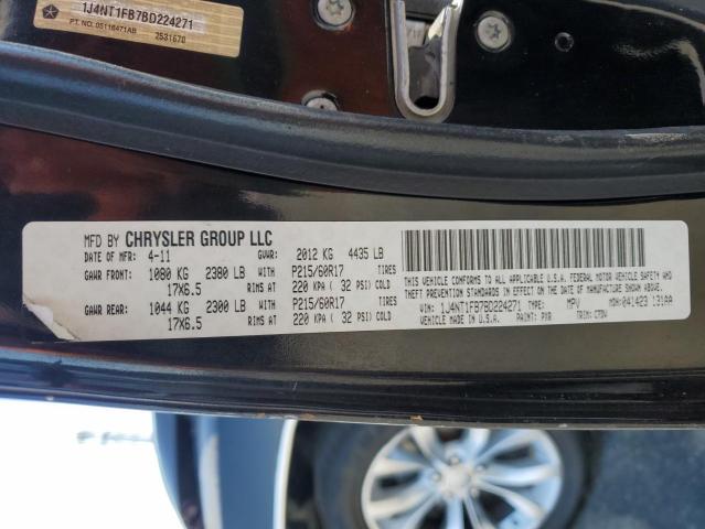 Photo 14 from auction – 2011 JEEP COMPASS SPORT with VIN 1J4NT1FB7BD224271