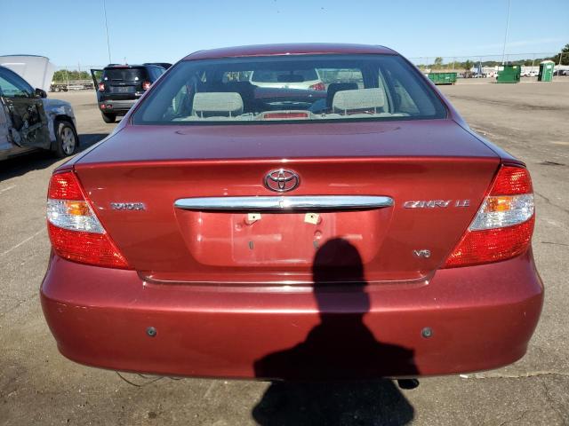 Photo 6 from auction – 2003 TOYOTA CAMRY LE with VIN 4T1BF32K83U050418