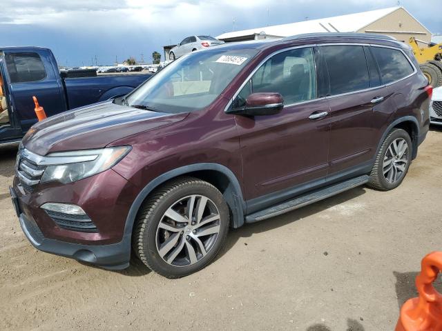 HONDA PILOT ELIT 2017 with VIN 5FNYF6H0XHB028720 - Photo from auction