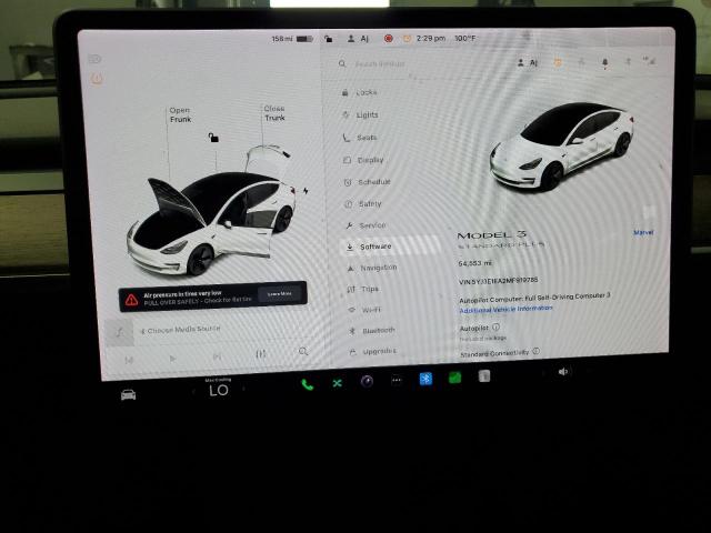 Photo 9 from auction – 2021 TESLA MODEL 3 with VIN 5YJ3E1EA2MF919785