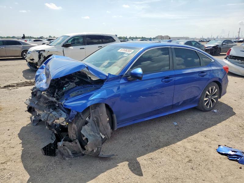 HONDA CIVIC EX 2022 with VIN 2HGFE1F78NH320581 - Photo from auction