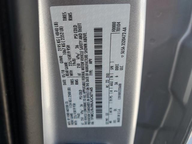 Photo 14 from auction – 2018 FORD ESCAPE TIT with VIN 1FMCU9J99JUC67145