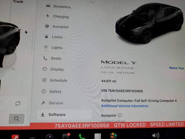 Photo 9 from auction – 2024 TESLA MODEL Y with VIN 7SAYGAEE3RF100958