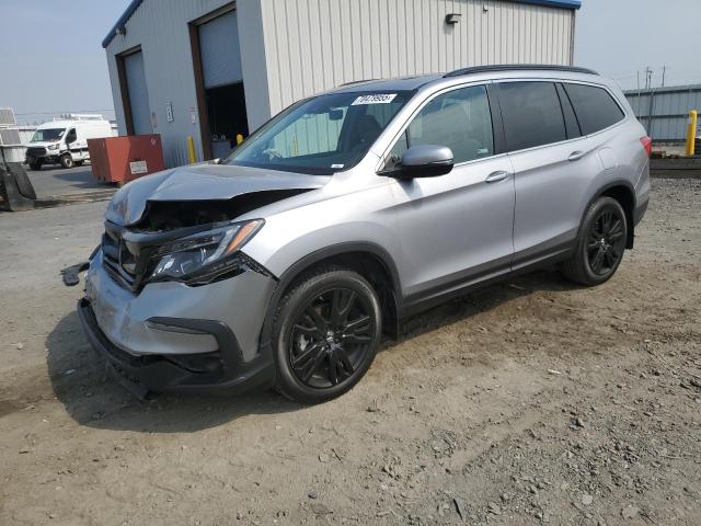 HONDA PILOT SE 2021 with VIN 5FNYF6H21MB016791 - Photo from auction