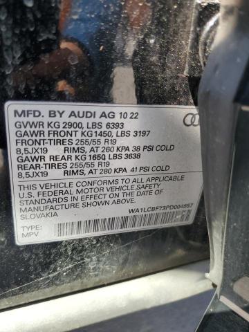 Photo 14 from auction – 2023 AUDI Q7 PREMIUM with VIN WA1LCBF73PD004657