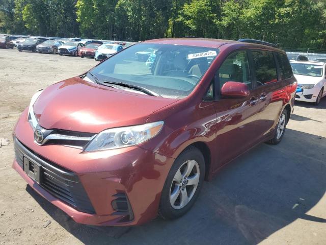 TOYOTA SIENNA LE 2020 with VIN 5TDKZ3DC8LS041367 - Photo from auction