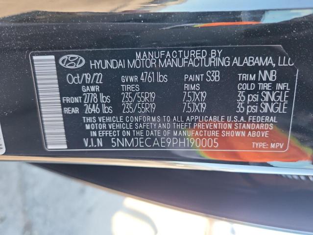 Photo 14 from auction – 2023 HYUNDAI TUCSON LIM with VIN 5NMJECAE9PH190005