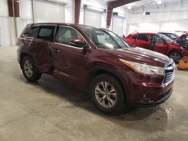 Photo 4 from auction – 2016 TOYOTA HIGHLANDER with VIN 5TDBKRFH4GS225369