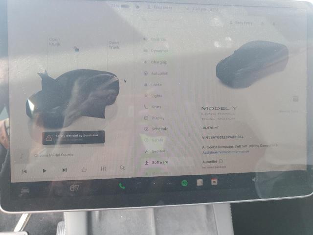 Photo 9 from auction – 2023 TESLA MODEL Y with VIN 7SAYGDEE6PA031954