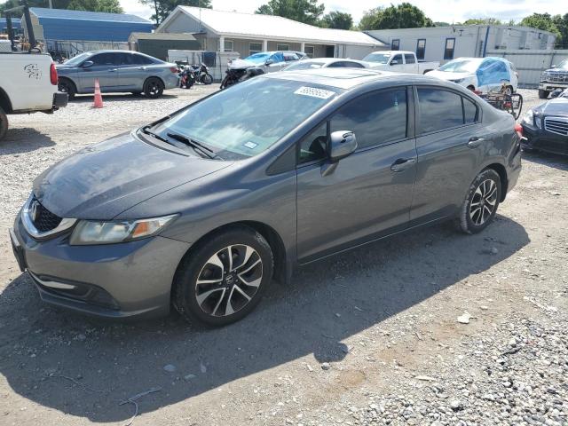 HONDA CIVIC EX 2013 with VIN 2HGFB2F8XDH524529 - Photo from auction