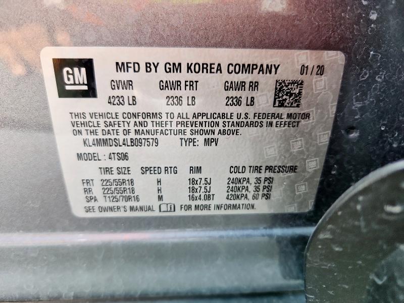 Photo 14 from auction – 2020 BUICK ENCORE GX with VIN KL4MMDSL4LB097579