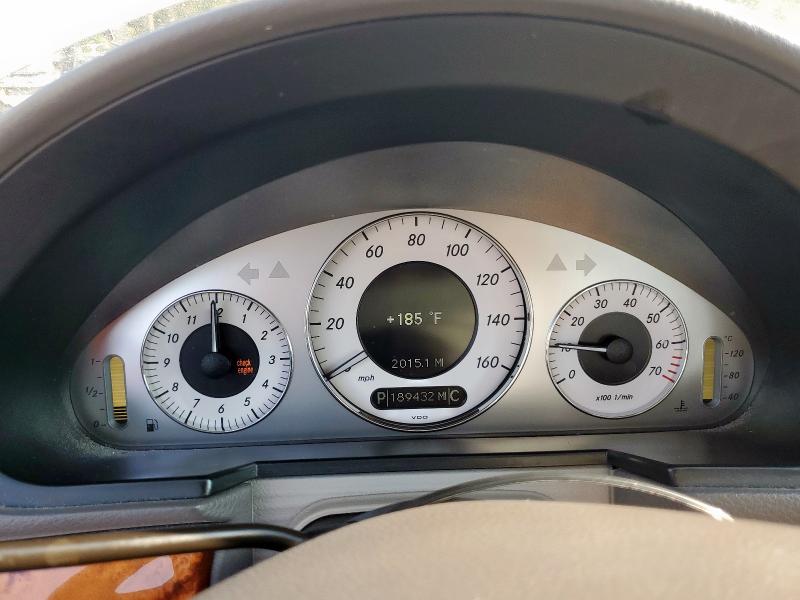 Photo 9 from auction – 2008 MERCEDES-BENZ E 350 with VIN WDBUF56X98B306338