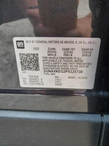 Photo 14 from auction – 2023 CHEVROLET EQUINOX LT with VIN 3GNAXKEG2PS125738