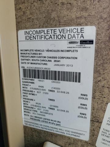 Photo 9 from auction – 2013 FREIGHTLINER CHASSIS XC with VIN 4UZACUBS5DCFJ6620