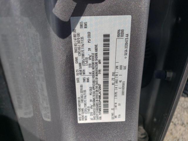 Photo 14 from auction – 2021 FORD BRONCO BAS with VIN 1FMEE5DP4MLA72847