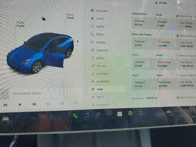 Photo 9 from auction – 2021 TESLA MODEL Y with VIN 5YJYGDEE4MF256501