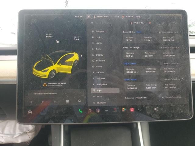 Photo 9 from auction – 2018 TESLA MODEL 3 with VIN 5YJ3E1EAXJF046556